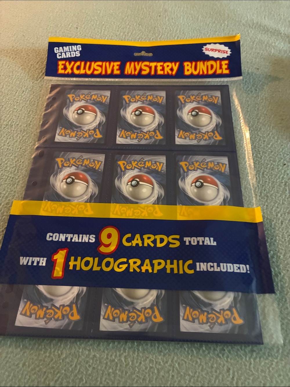 Pokemon Exclusive Mystery Bundle - Blue & Yellow Packaging
